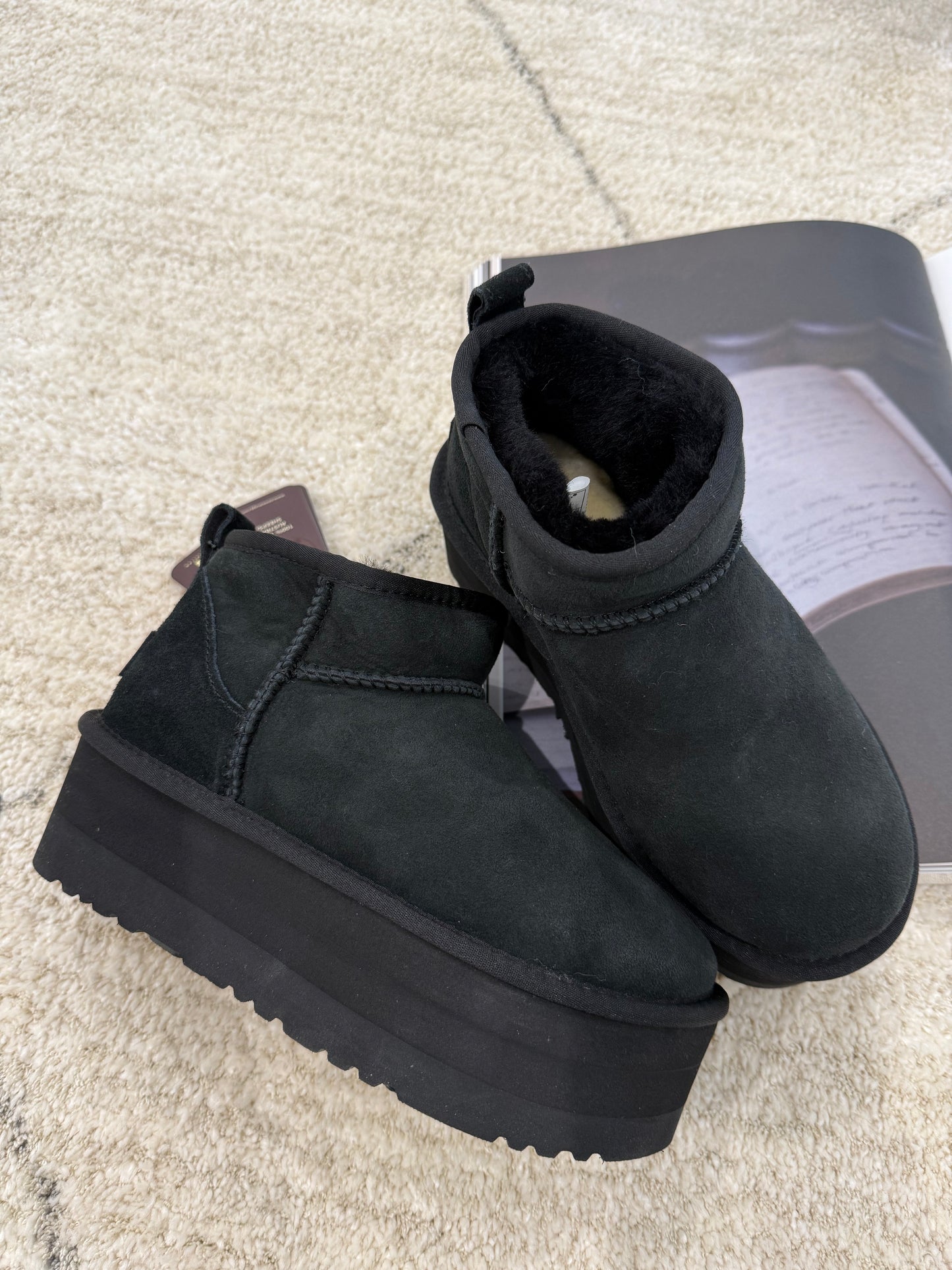 Ozwear Ugg Classic Platform Ultra Mini Boots (5cm) ob658pp