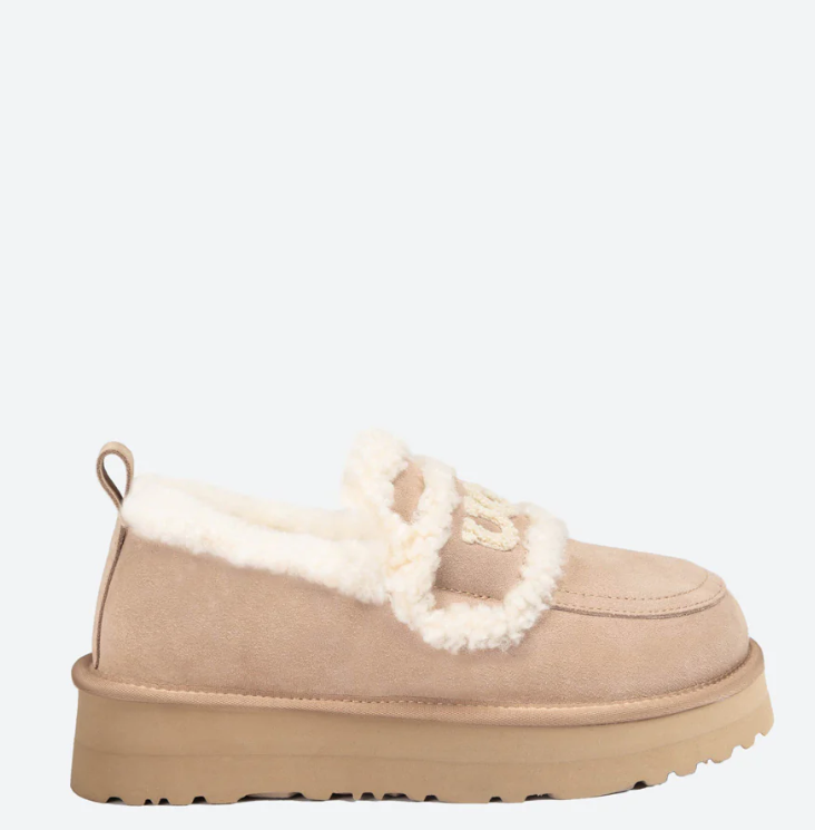 Ozwear Ugg Violet Shearling Platform Loafer ob939p
