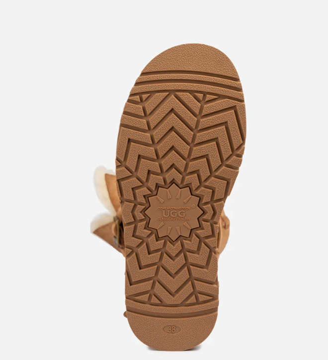 Ozwear Ugg Classic Platform Buckle Long Boots (4.5cm) (Water Resistant) ob847