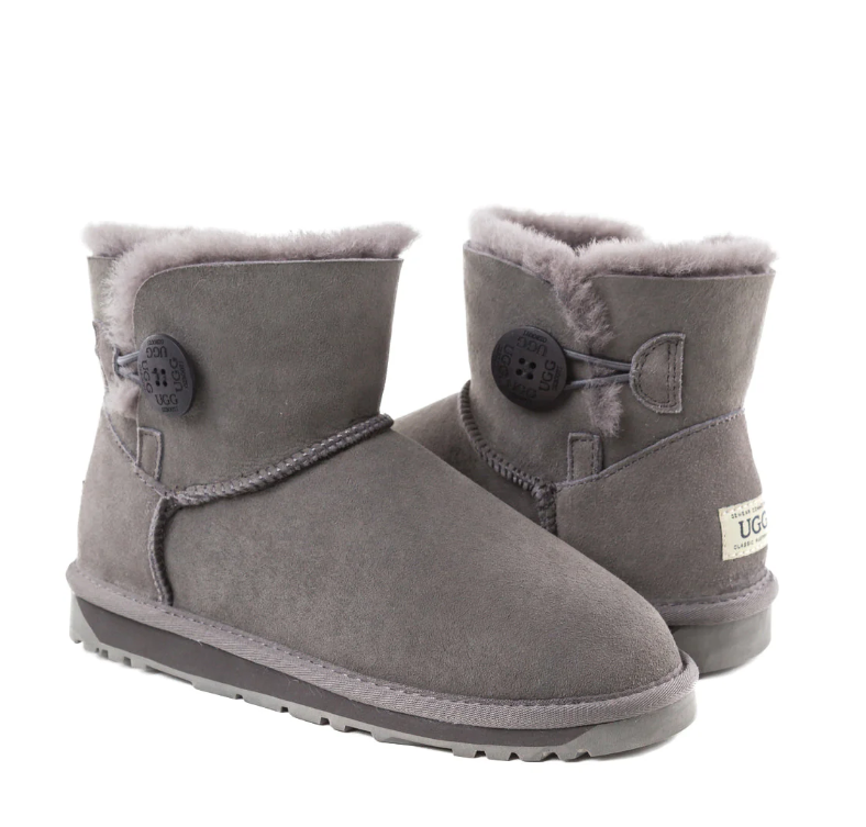 Ozwear Ugg Classic Mini Button Boots (Water Resistant) ob362
