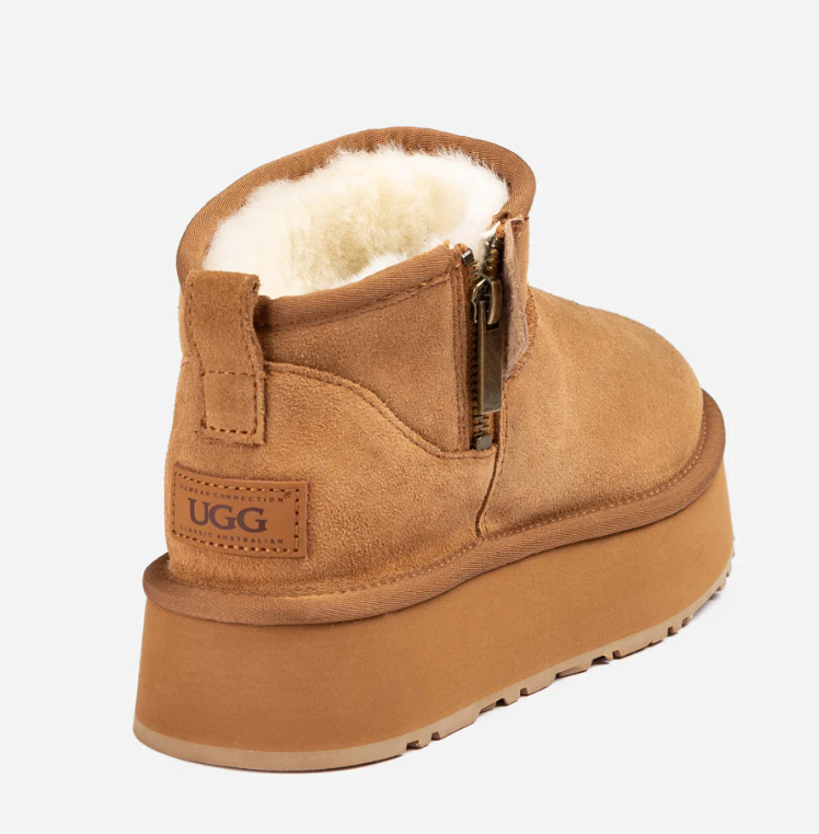 Ozwear Ugg Platform Beri Zipper Boots ob852p