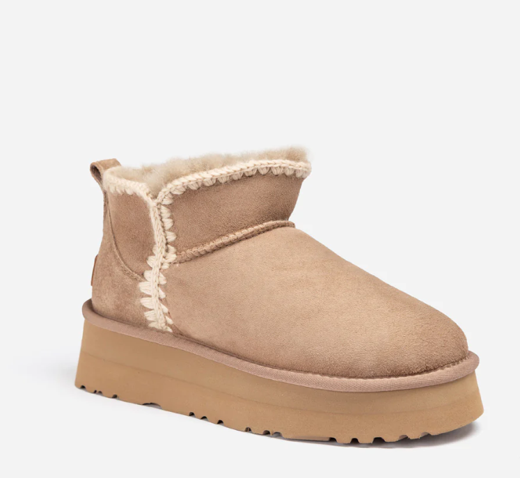 Ozwear Ugg Eskimo Platform Mini Boots ob802p