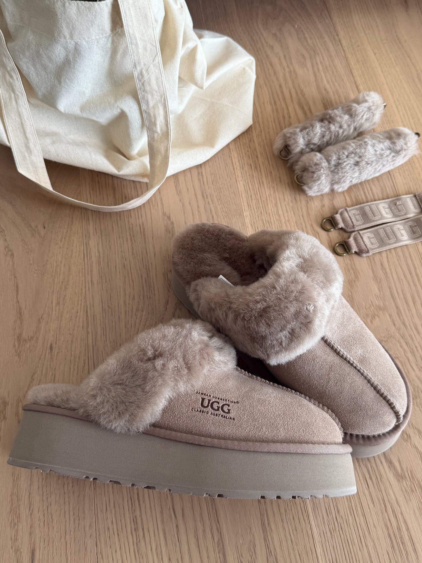 Ozwear Ugg Platform Slipper 4.5cm ob724pd