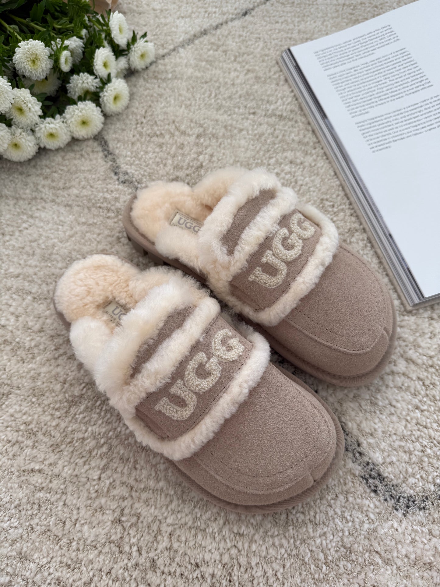 Ozwear Ugg Violet Shearling Slipper ob938