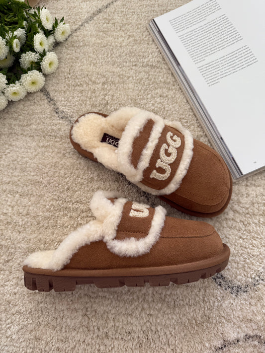 Ozwear Ugg Violet Shearling Slipper ob938