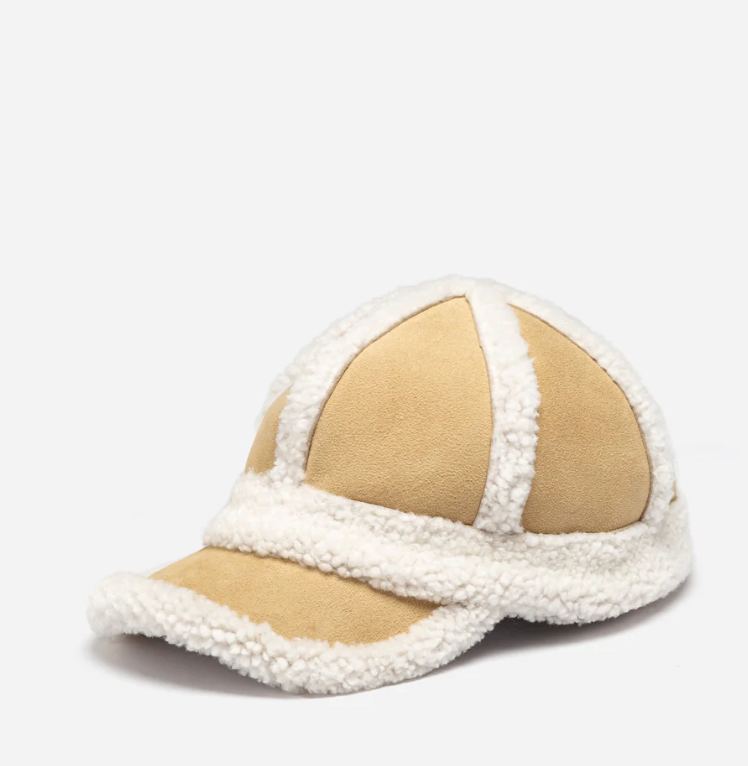 Ozwear Ugg Sheepskin Baseball Cap cs084