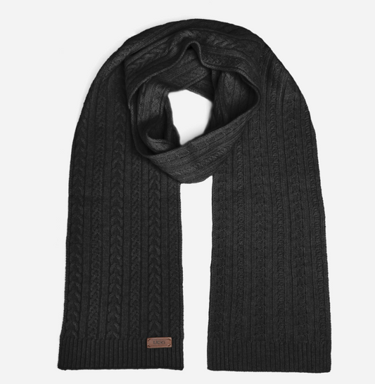 Ozwear Ugg Cable Knit Pure Cashmere Scarf ozc002