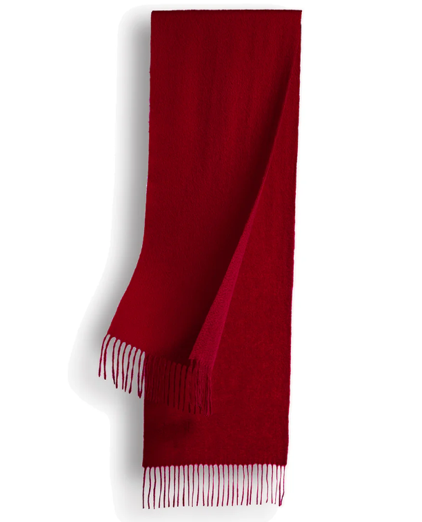 Ozwear Ugg 100% Wool Scarf Red ws134