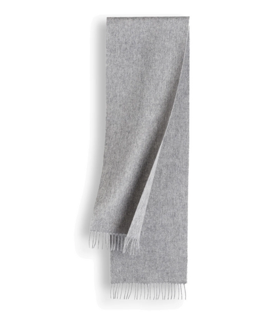 Ozwear 100% Wool Scarf Grey ws107