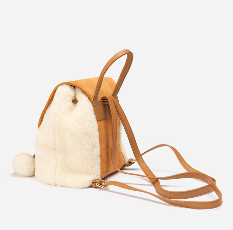 Ozwear Ugg Pompom Fluffy Backpack ozb018