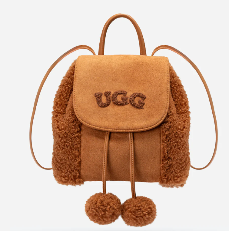 Ozwear Ugg Pompom Fluffy Backpack ozb018