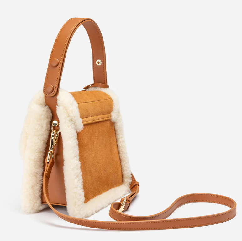 Ozwear Ugg Shearling Logo Hand Bag ozb015