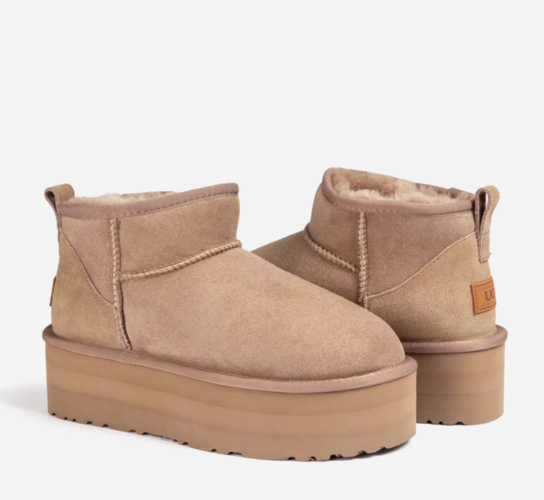 Ozwear Ugg Classic Platform Ultra Mini Boots (5cm) ob658pp