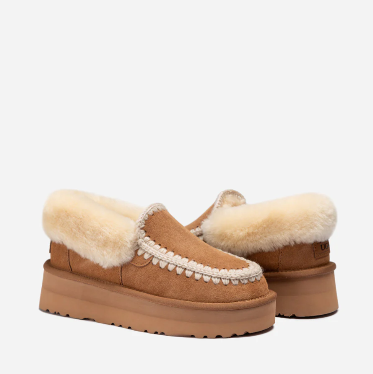 Ozwear Ugg Platform Eskimo Collar Boots ob770p
