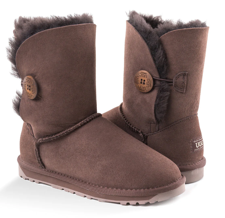 Ozwear Ugg Classic Short Button Boots (Water Resistant)ob363
