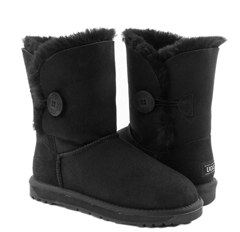 Ozwear Ugg Classic Short Button Boots (Water Resistant)ob363