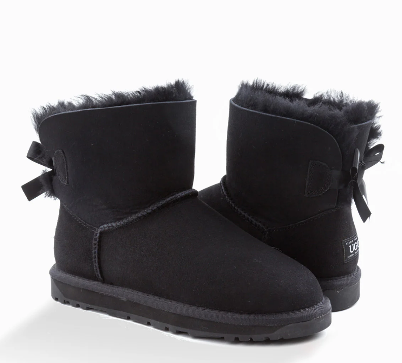Ozwear Ugg Classic Mini Bailey Bow Boots (Water Resistant) ob365