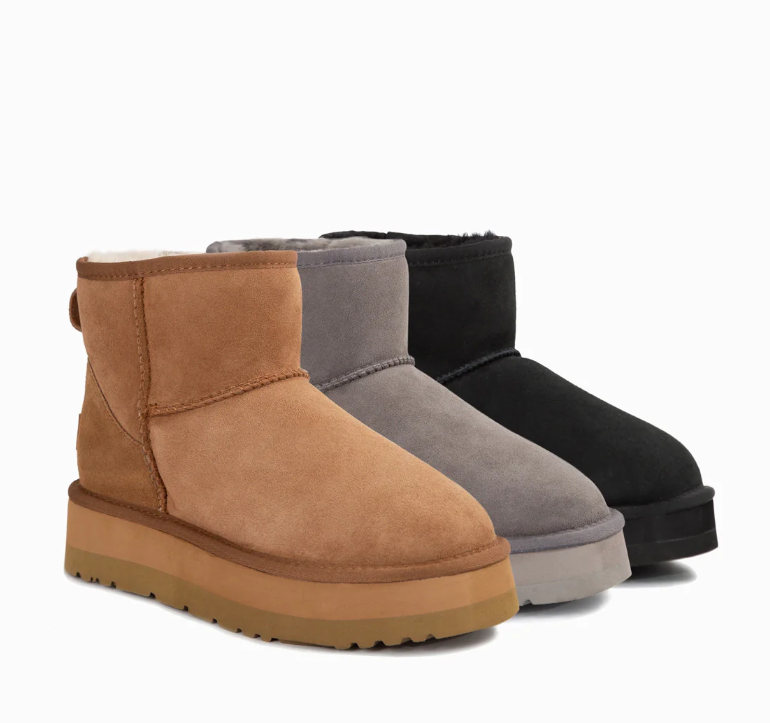 Ozwear Ugg Classic Platform Mini Boots (Water Resistant) ob360p