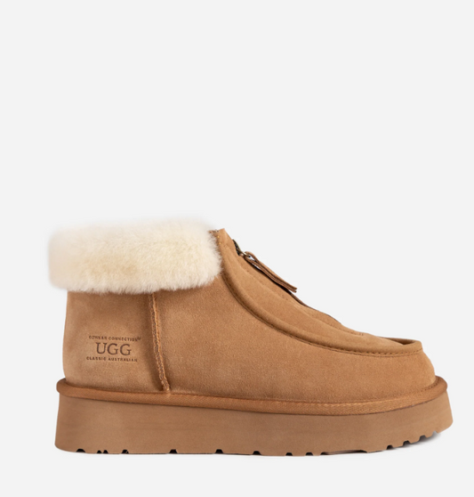 Ozwear Ugg Della Platform Zip Boots ob793