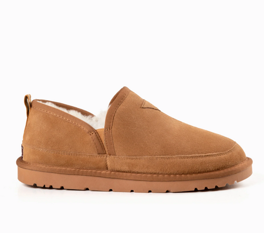 Ozwear Ugg Slippers Premium Sheepskin Men's Alder Slipper Suede ob660