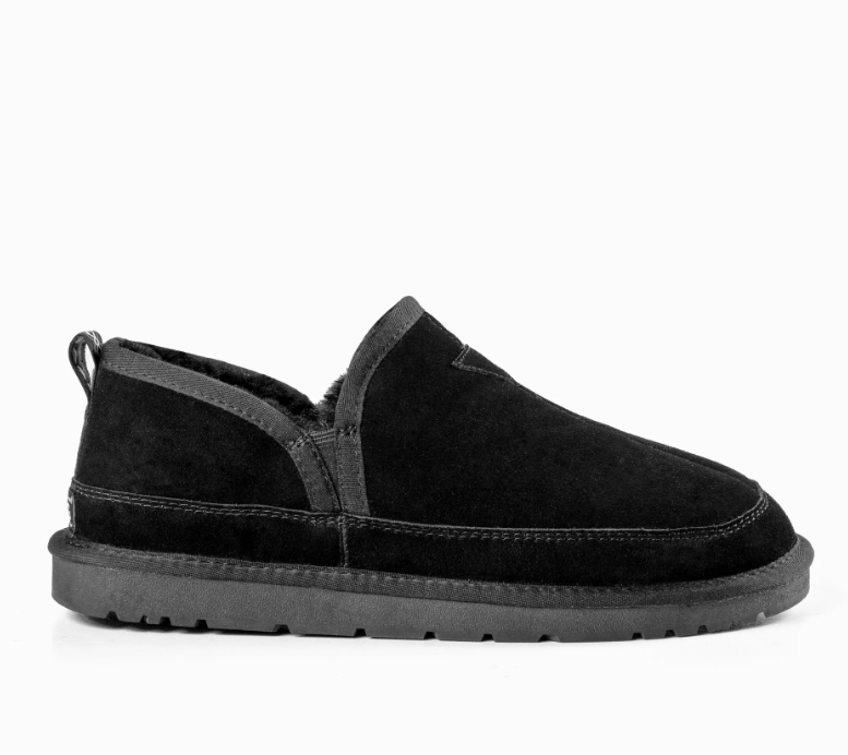 Ozwear Ugg Slippers Premium Sheepskin Men's Alder Slipper Suede ob660