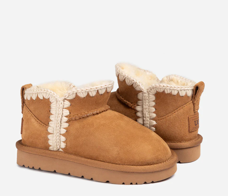 Ozwear Ugg Kids Eskimo Mini Boots (Water Resistant) ob802k