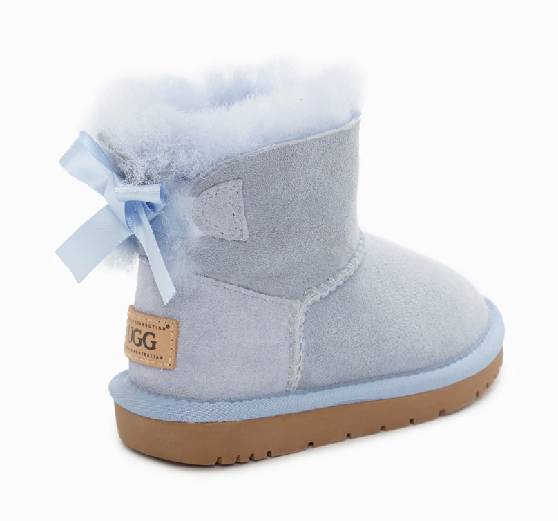 Ozwear Ugg Kids Bailey Bow Boots (Water Resistant) ob409