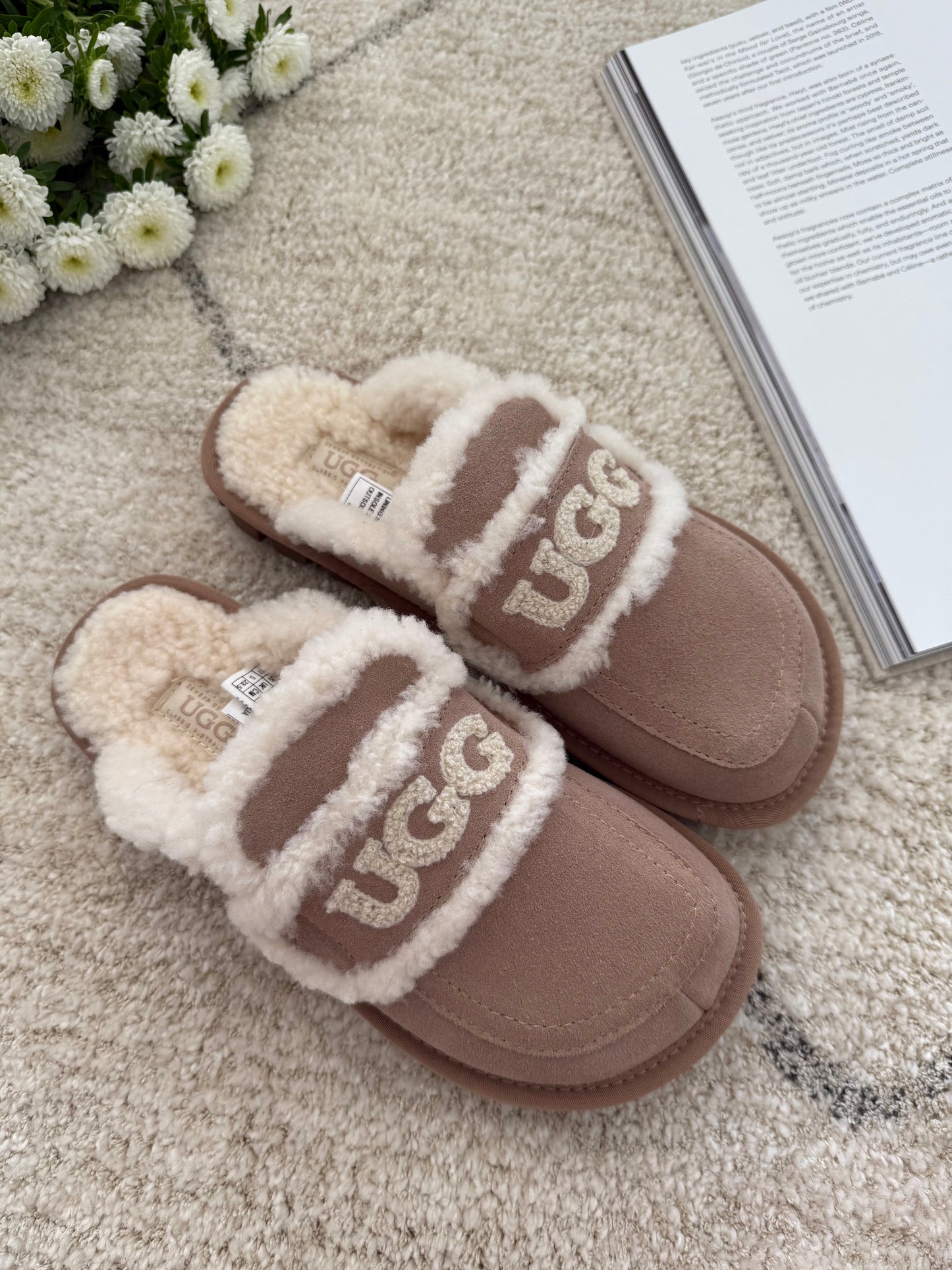 Ozwear Ugg Violet Shearling Slipper ob938